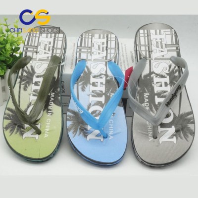 Low price men flip flops PVC men slipper indoor outdoor sandals  with good quality