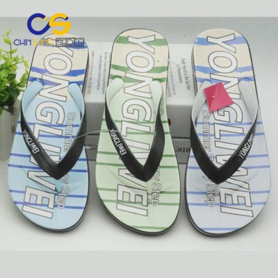 High quality new design men flip flops PVC men slipper indoor outdoor sandals