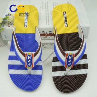 Outdoor beach men slipper wholesale cheap flip flop for men Chinsang PVC men slipper