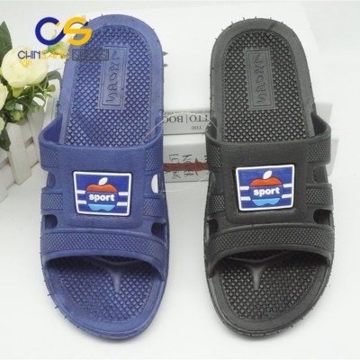 Wholesale cheap men slippers anti skid men slippers PVC men sandals with good quality