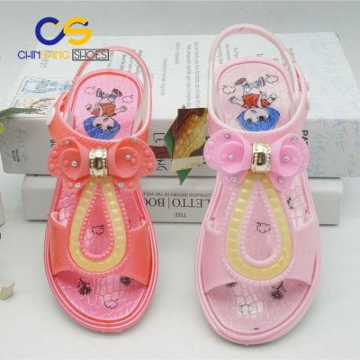 Chinsang high quality PVC air blowing sandals for girls