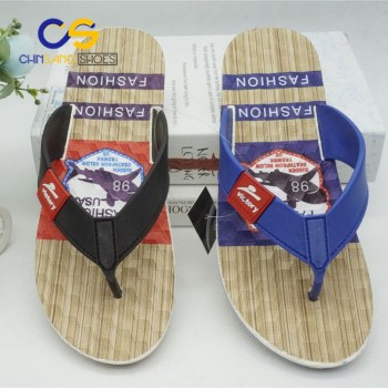 Wholesale men PVC flip flops outdoor beach men slipper with good price