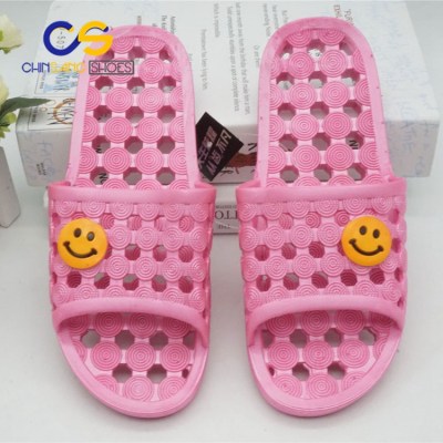 High quality PVC air blowing slippers for girls or women factory price made in Wuchuan
