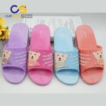2017 new design indoor pvc slippers for women