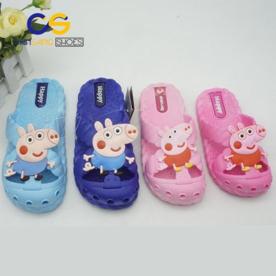 2017 Chinsang high quality PVC air blowing sandals for girls and boys 19481
