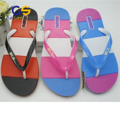 2017 hot sale PVC women flip flops casual women slippers 22225