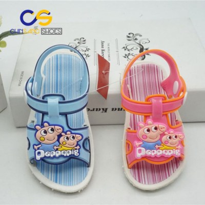Wholesale price PVC sandals for girls and boys outdoor durable boys and girls sandal 31755