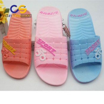 Hot sale PVC women slipper washable beach slipper sandals for women