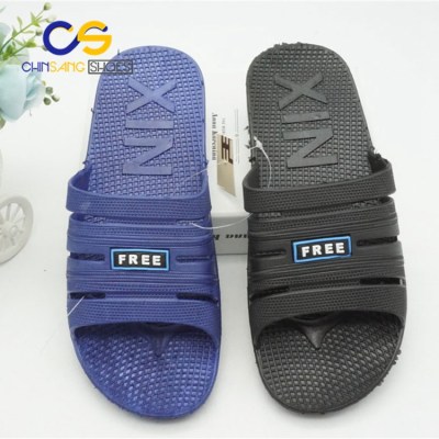 2017 top sell PVC indoor bedroom washable man slipper sandals