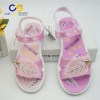 High quality fashion girls summer outdoor sandals air blowing PVC sandals for girls
