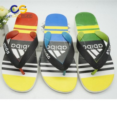 2017 hot sale air blowing flip flops outdoor beach sport stripe sandals for man