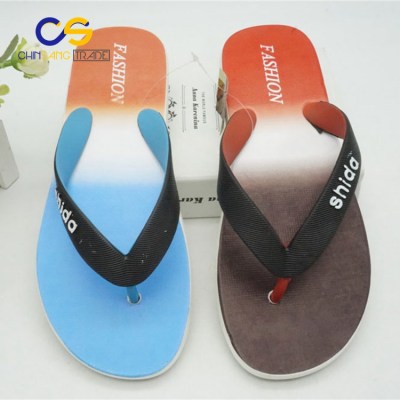 Top popular simple PVC man summer outdoor beach flip flops