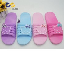 Wholesale price PVC women slipper sandals indoor bedroom slipper for female