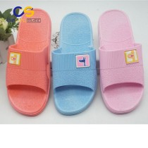 PVC air blowing shower bathroom indoor slippers for women