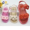 2017 new design PVC girls slipper sandals outdoor fancy sandals for girls