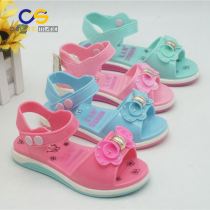 High quality PVC air blowing sandals for school girls