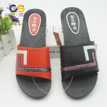 2017 new design PVC high heel outdoor women slipper sandals
