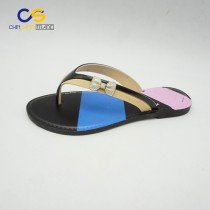 2017 new design fashion women flip flops PVC women outdoor slipper shoes