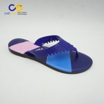 Promotional price PVC women flip flops simple slipper shoes