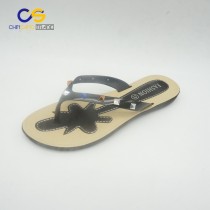 New design PVC women flip flops with beads