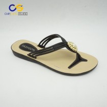 Durable PVC women flip flops summer outdoor fashion slipper shoes