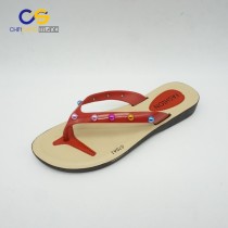 Chinsang trade promotional PVC women flip flops with high quality