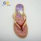 Antiskid PVC women flip flops summer hot sale slipper shoes for young lady with bowknot
