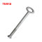 China factory high quality Galvanized carbon steel forged long Oval Eye bolt For electrical fastener