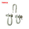Factory supply galvanized U shackle for electric power line fittings