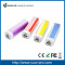 promotion gift OEM colorful lipstick style portable mobile power bank 2500mah