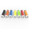 personalized custom logo universal round lipstick mini charger portable power bank 2600mah gift