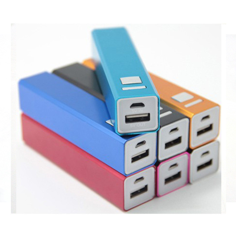 cheap multi colors metal power bank external battery charger for promotion