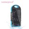solar dual USB power bank 5000mAh with carabiner portable battery charger customized logo waterproof