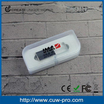 PP box, transparent plastic box, magnetic box simple and cheap for usb keys packaging