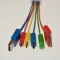 all in one 6 in 1,5 in 1,4 in 1 charging cable free sample with custom logo printing for promotion gift