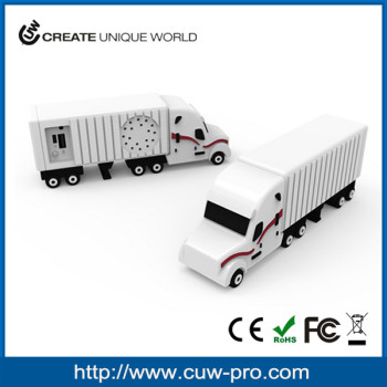 exquisite custom PVC material truck shaped wireless bluetooth speaker as promo gadgets
