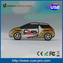 individual car shape pvc usb flash drive for promotion