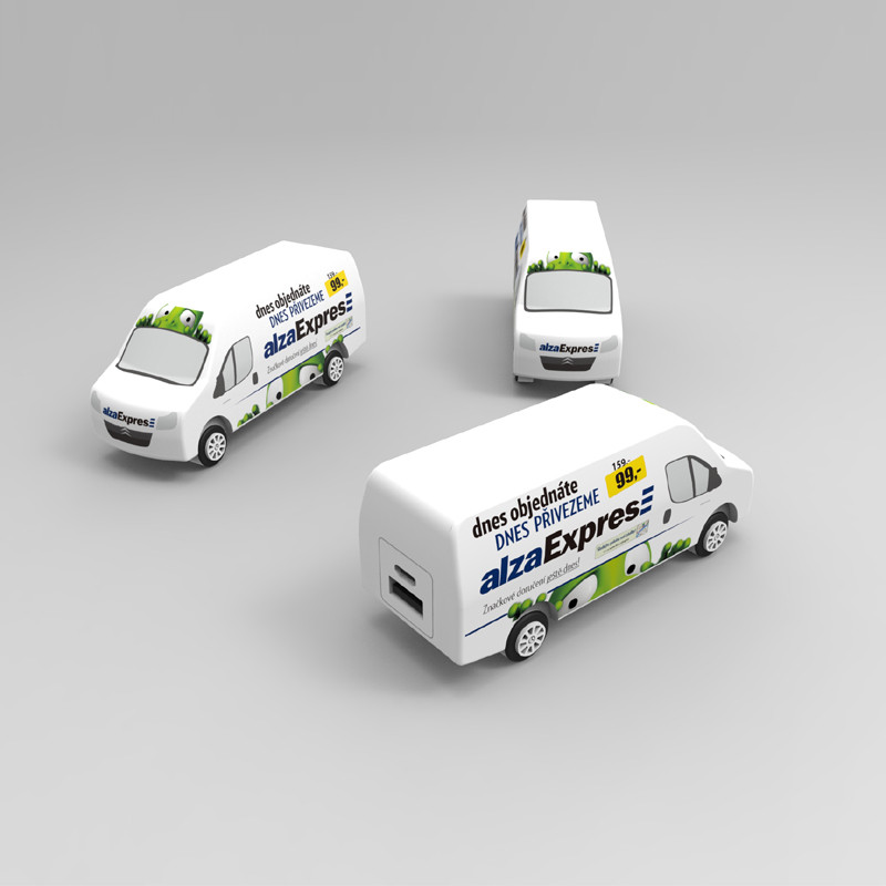personalized 3D bus shape power bank manufacturer
