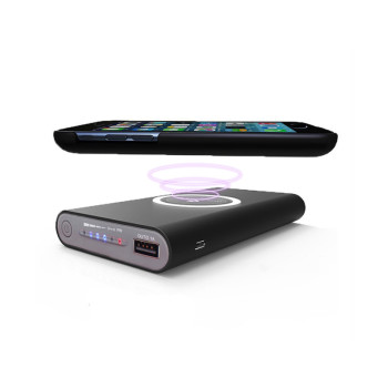 Qi Wireless Power Bank Charger with Type-C Input 5V 2.1A