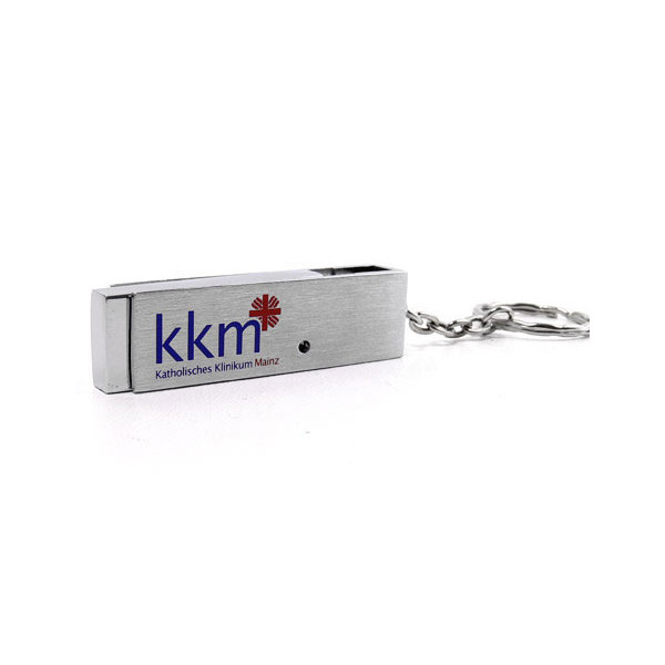 complete metal usb stick with logo imprinting
