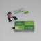 flat and ultra thin business card usb stick only 2mm