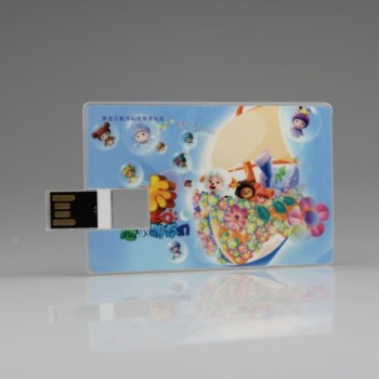 wafer usb flash memory with full color printing sticker