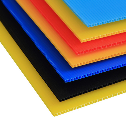 1.5-14.5mm recyclable corrugated plastic sheet for turnover box