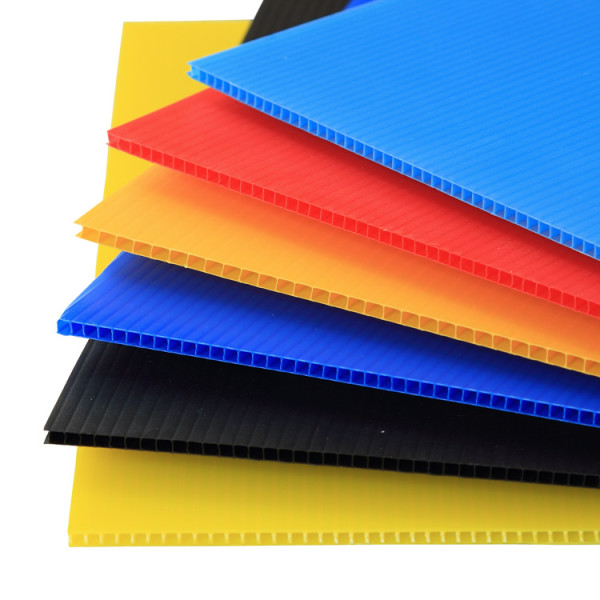 1.5-14.5mm recyclable corrugated plastic sheet for turnover box