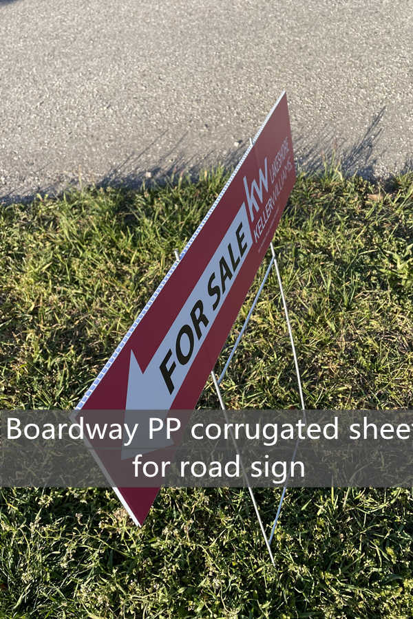 PP correx sign board