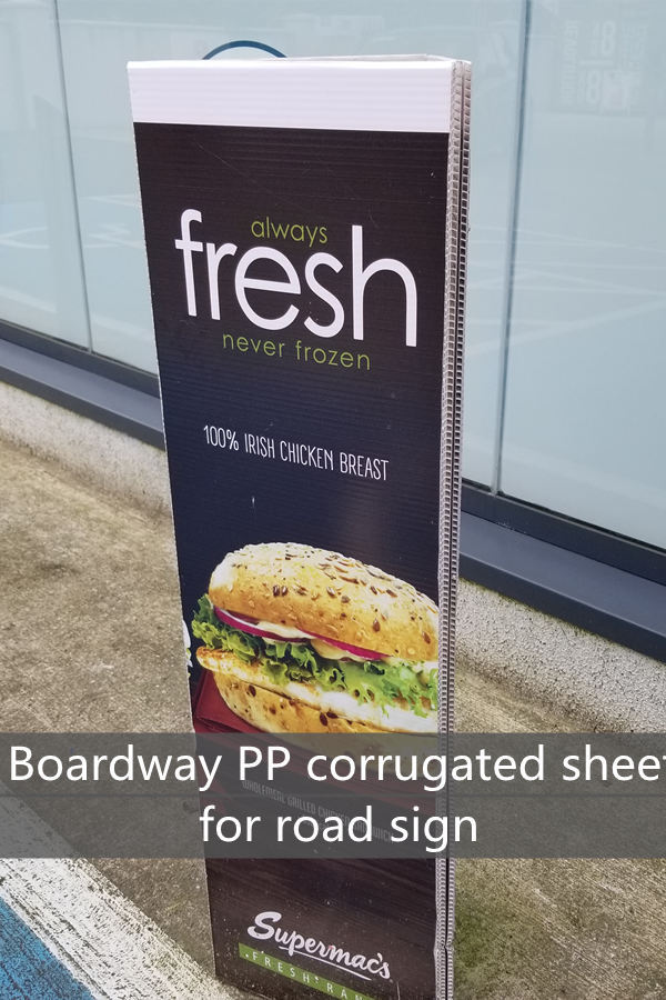 PP corrugated sign board