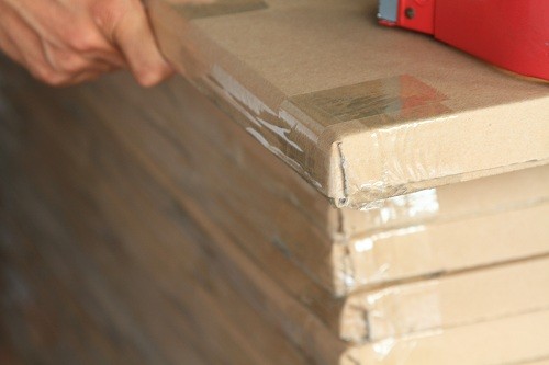 pvc foam board packed by cardboard
