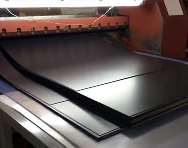production of black pvc sheet