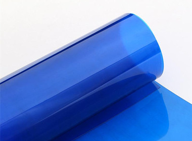 Transparent colored PVC sheet
