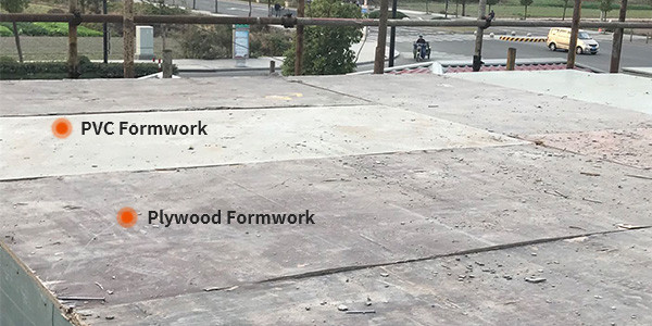 pvc concrete formwork vs plywood formwork